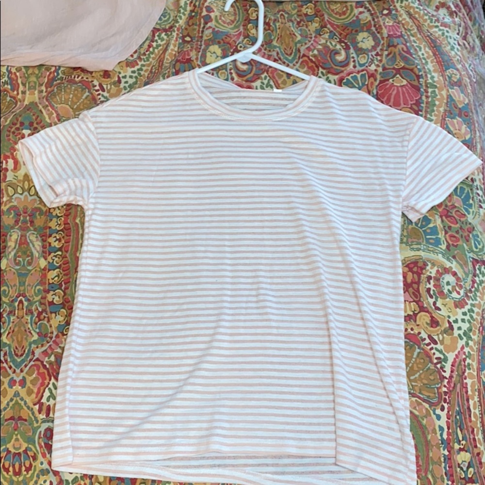Light pink/white striped shirt